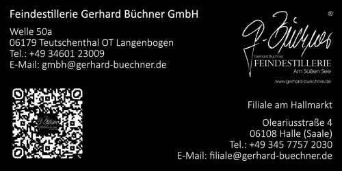 Feindestillerie Gerhard Büchner bietet eine große Bandbreite an Produkten. Whisky aus dem Salzatal, Rum und Sherry